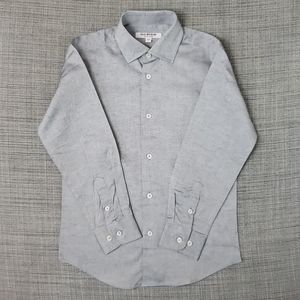 Isaac Mizrahi New York gray dress shirt size 6